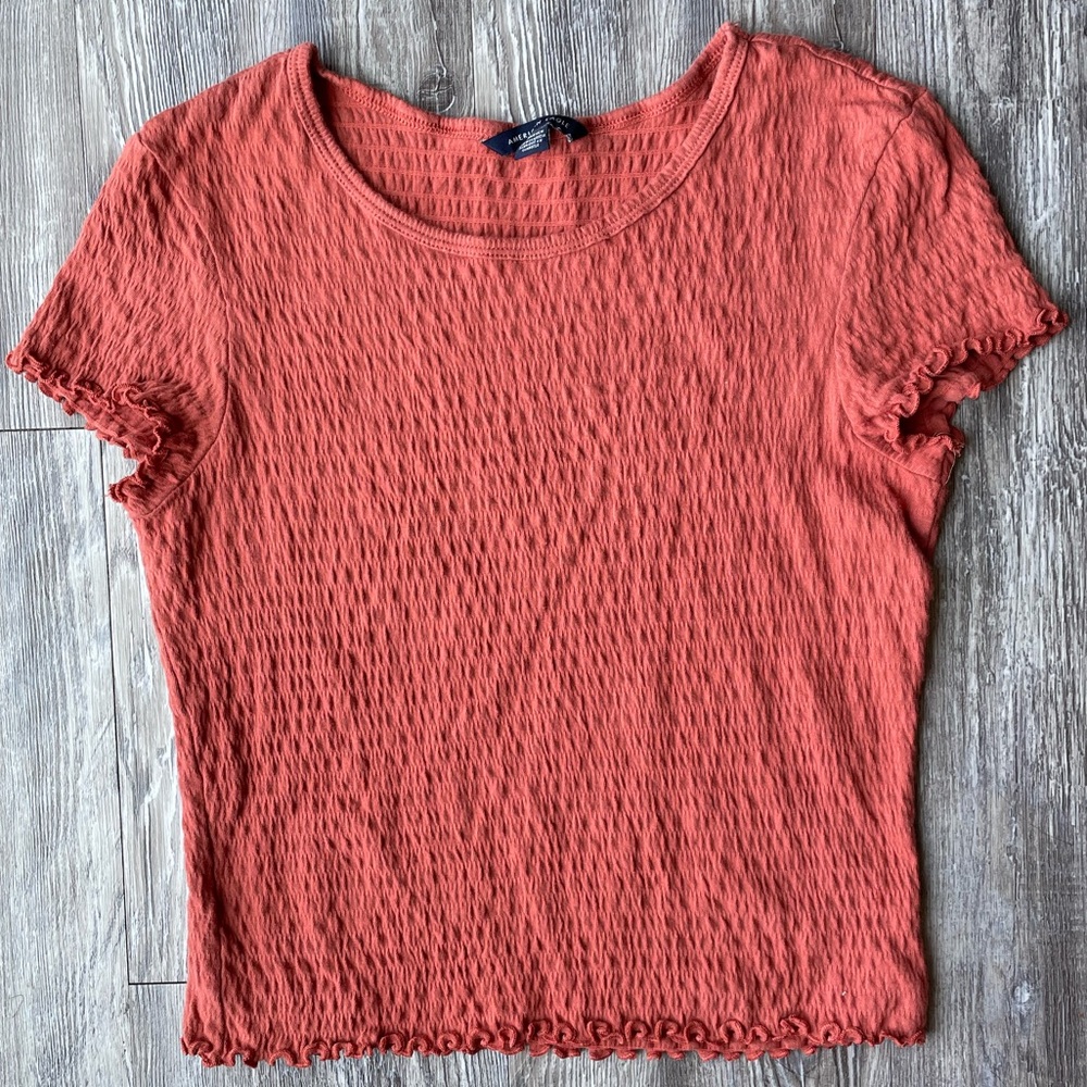 American Eagle scrunched crop top size XS